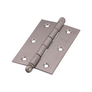 Dobradiça Ferro 3.1/2x2.3/8 Com Alça Cromo Acetinado Belenus