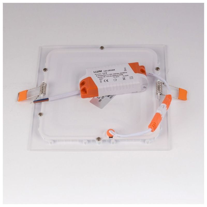 Painel_De_Embutir_Slim_Led_Quadrado_12w_6500k_Quadrado_Bivolt_Bronzearte_100594403jpg