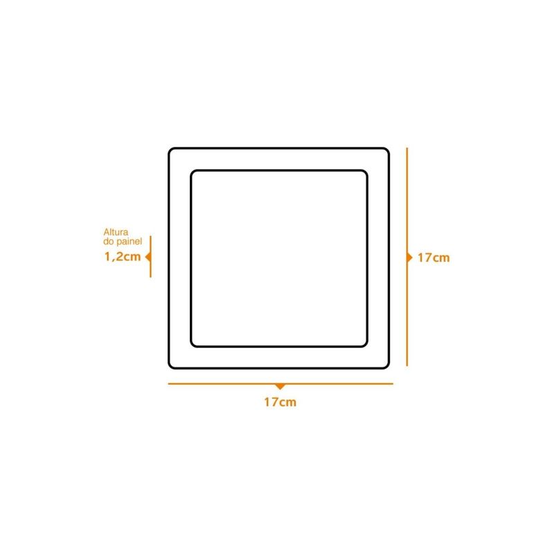 Painel_De_Embutir_Slim_Led_Quadrado_12w_6500k_Quadrado_Bivolt_Bronzearte_100594404jpg