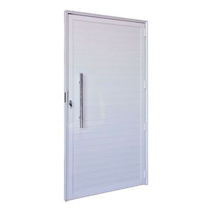 Porta Lambril Com Rolete Navona 210x80 Branco Esquerdo Esquadrifazio