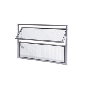 Vitrô Basculante Safira Brilhante 1 Seção 040x060 Esquadrifazio