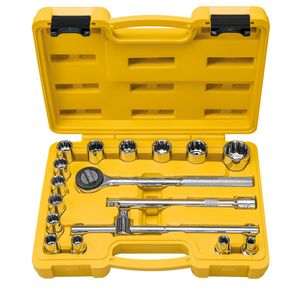 Jogo De Soquete Acessorios 1/2" 17 Pcs Tramontina