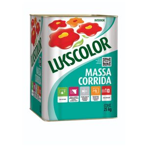 Massa Corrida Pva Branco 25kg Lukscolor