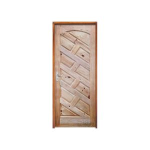 Porta Diagonal Com Travessa Pinus Fechadura Cces Bat-11 210x082 Lado Esquerdo Sidney Esquadrias