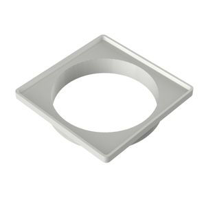 Porta Grelha Quadrada Branco 150mm Tigre