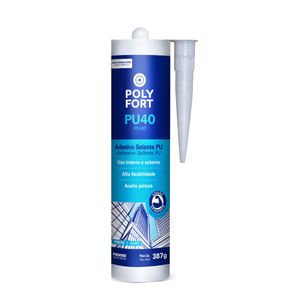 Adesivo Selante Pu40 Polyfort Preto 387g Pulvitec