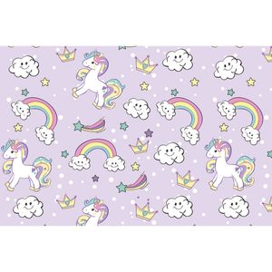 Revestimento Adesivo 45cmx2m Unicornios Con-Tact