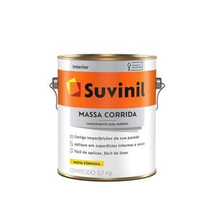 Massa Corrida Pva Branco 5.7kg Suvinil