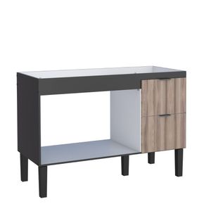 Gabinete Colibri 1.14m Preto/Tamarindo Cozimax