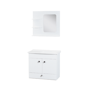 Kit Pamplona 64cm Branco (Esp+Lav+Touc) Corso