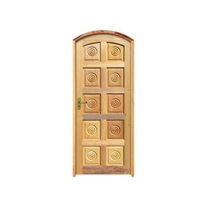 Porta Torneada Premium Arco Fechadura/He Batente-14 210x082 Direita Sidney Esquadrias