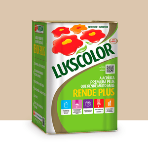 Tinta Acrilica Premium Rende Plus Areia 18l Lukscolor