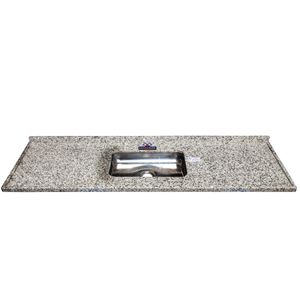 Placa Pia Pop Cuba Funda Branco Portinari 1.20m Venturini