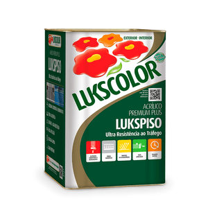 Tinta Piso Lukspiso Branco Neve 18l Lukscolor
