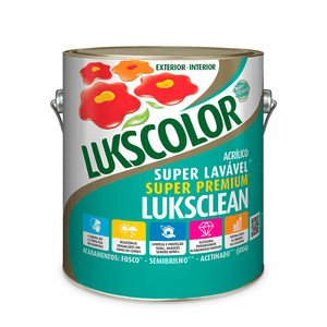 Tinta Acrilica Luksclean Seda Acetinado Branco Neve 3.6l Lukscolor