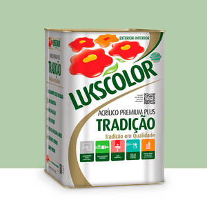 Tinta Premium Acrílica Tradição Verde Primave 18l Lukscolor
