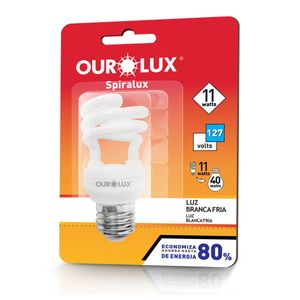 Lâmpada Spiralux 11w 127v 6400k Ourolux