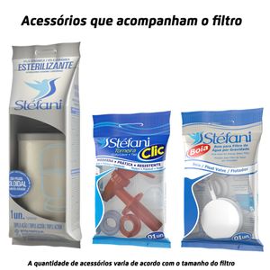 Filtro Barro Classic 2 Velas 8 Litros Ceramica Stefani