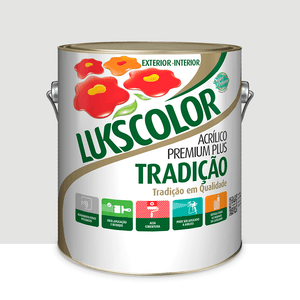 Tinta Premium Acrílica Tradição Cromio 3.6l Lukscolor