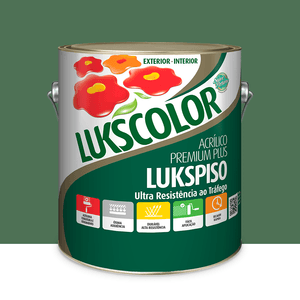 Tinta Piso Lukspiso Verde 3.6l Lukscolor