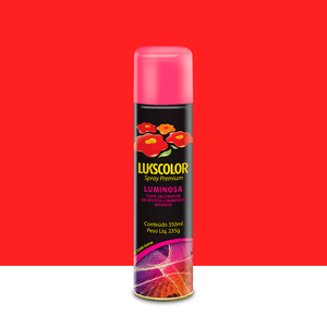 Spray Premium Luminosa Vermelho 350ml Lukscolor
