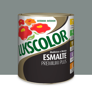 Esmalte Sintetico Brilhante Cinza Medio 900ml Lukscolor