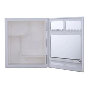 Armário Plástico Versátil 35.5x30.5x10cm Branco Astra