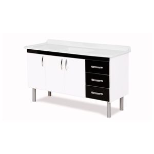 Gabinete Tóquio 144.2cm Preto Aj Rorato