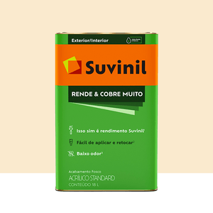Tinta Rende&Cobre Muito Palha 18l Suvinil