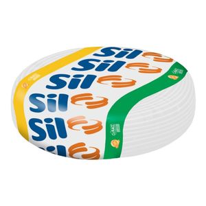 Cabo Flex 4.0mm Rolo 100mt 750v Branco Sil