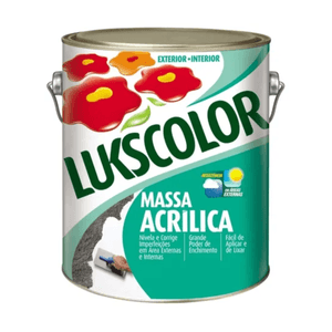 Massa Acrilica Branco 3.6l Lukscolor