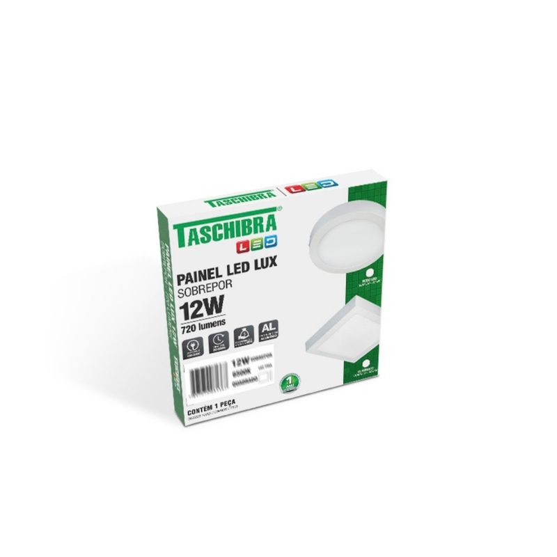 Painel_Led_Lux_Quad_Sobrepor_12w_3000k_Autovolt__Taschibra_102194407jpg