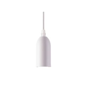 Pendente Dot Metal Longo Branco E27 1 Lampada Taschibra