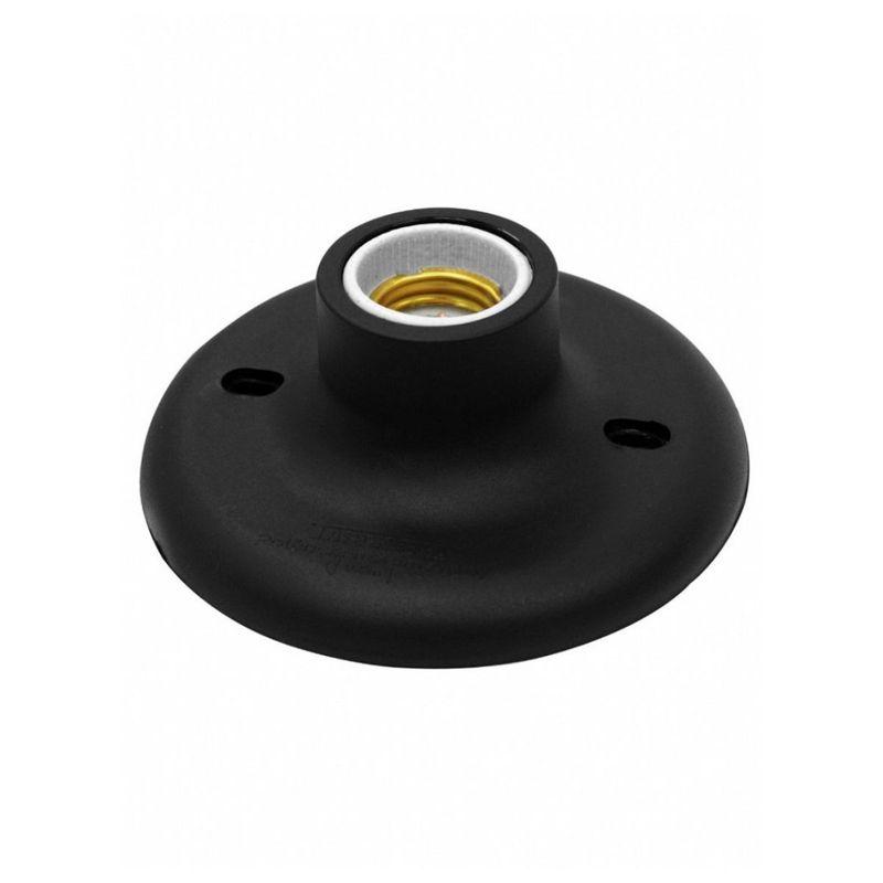 Plafon_E27_Porcelana_100w_1_Lmpada_Preto_101237701jpg