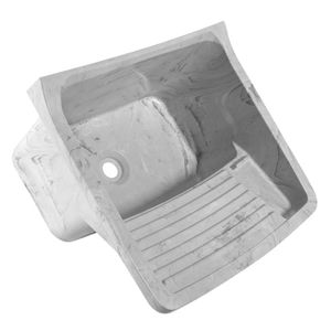 Tanque Plastico 47x43x27 22l Branco Marmorizado Astra