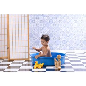 Piscina/Caixa Multiuso Redonda Sem Tampa 50l Azul Afort