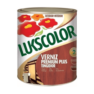Verniz Premium Plus Tingidor Mogno 900ml Lukscolor