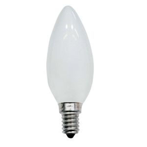 Lâmpada Incandescente Vela Lisa 25w Leitosa E14 127v Taschibra
