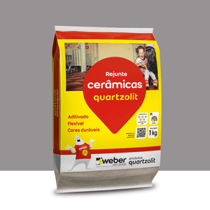 Rejunte Flexível 1kg Cinza Ártico Quartzolit
