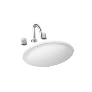 Cuba De Embutir Oval 485x375mm Branco Deca