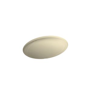 Cuba De Embutir Oval 485x375mm Creme Deca