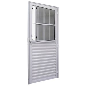 Porta Social Safira Branco 210x80 Esquerdo Esquadrifazio