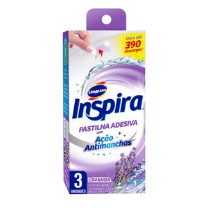 Inspira Pastilha Adesiva Lavanda 3 Unidades Limppano