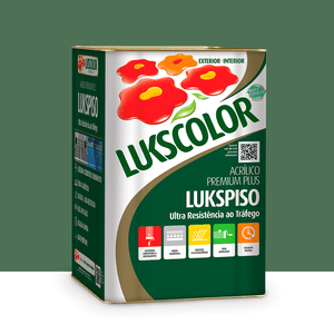 Tinta Piso Lukspiso Verde 18l Lukscolor