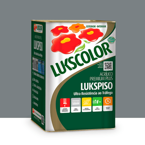 Tinta Piso Lukspiso Cinza 18l Lukscolor
