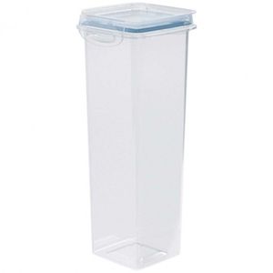 Porta Mantimentos Trava Mais Quadrado Azul 1.6l Plasútil