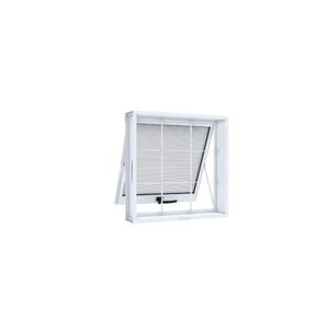 Janela Maxim Ar Rio Bras Pronta Grade Quadrada 50x50 Branco Ullian
