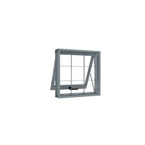 Janela Riobras Maxim Ar Grade Quadrada 60x60 Sem Pintura E Sem Vidro Ullian