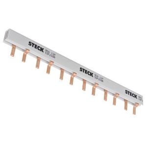 Barramento Bifásico 80a 220/440v 2x6p Din Steck