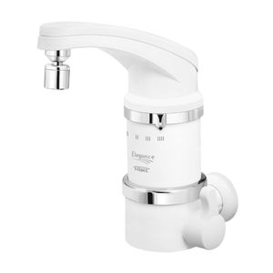 Torneira Eletrica Elegance De Parede 4t 127v 4800w Branco Fame